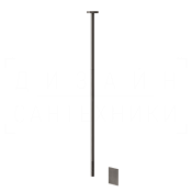 Gessi Sensor Taps Смеситель для раковины потолоч., сенсор., внеш. часть, цвет: black metal brushed 54326#707
