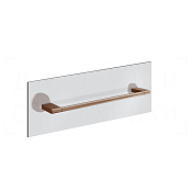 Gessi Origini Полотенцедержатель для крепления на стекло 33,5 см, цвет: copper brushed PVD 66511#708