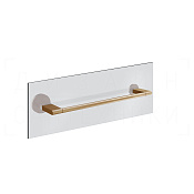 Gessi Origini Полотенцедержатель для крепления на стекло 33,5 см, цвет: warm bronze brushed PVD 66511#726
