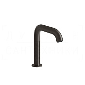 Gessi Sensor Taps Смеситель для раковины, сенсор., без д/к, излив 15,4 см, цвет: black metal brushed 54381#707