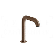 Gessi Sensor Taps Смеситель для раковины, сенсор., без д/к, излив 15,4 см, цвет: copper brushed PVD 54381#708