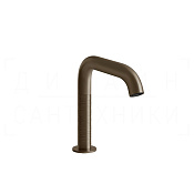 Gessi Sensor Taps Смеситель для раковины, сенсорный, излив 15,4 см, цвет: coffee bronze brushed 54381#761