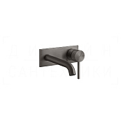 Gessi 316 Trame Смеситель для раковины встраив., внеш. часть, излив под заказ, цвет: black metal PVD 54384#707