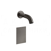 Gessi Sensor Taps Смеситель для раковины встраив., сенсор., внеш. часть, цвет: black metal brushed 54414#707