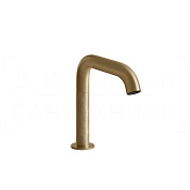 Gessi Sensor Taps Смеситель для раковины, сенсор., без д/к, излив 15,4 см, цвет: warm bronze brushed 54481#726