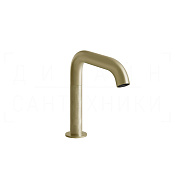 Gessi Sensor Taps Смеситель для раковины, сенсор., без д/к, излив 15,4 см, цвет: brushed brass PVD 54481#727