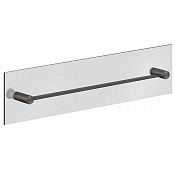 Gessi 316 Полотенцедержатель для крепления на стекло 62,8 см, цвет: black metal brushed PVD 54925#707