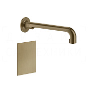 Gessi Sensor Taps Смеситель для раковины встраив., сенсорный, внеш. часть, цвет: deep bronze brushed 58107#791