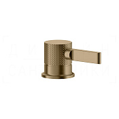Gessi Inciso Смеситель для раковины, без излива и донного клапана, цвет: coffee bronze brushed PVD 58200#761