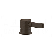 Gessi Inciso Смеситель для раковины, без излива и донного клапана, цвет: dark bronze 58200#845