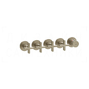 Gessi Inciso Термостат для душа встраиваемый, на 4 потреб., внеш. часть, цвет: finox brushed nickel 58438#149