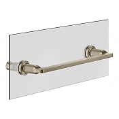 Gessi Inciso Полотенцедержатель для крепления на стекло 34,1 см, цвет: finox brushed nickel 58613#149