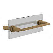 Gessi Inciso Полотенцедержатель для крепления на стекло 34,1 см, цвет: antique brass 58613#713