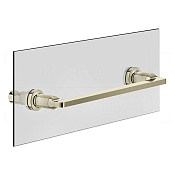 Gessi Inciso Полотенцедержатель для крепления на стекло 34,1 см, цвет: nickel PVD 58613#720