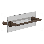 Gessi Inciso Полотенцедержатель для крепления на стекло 34,1 см, цвет: dark bronze 58613#845
