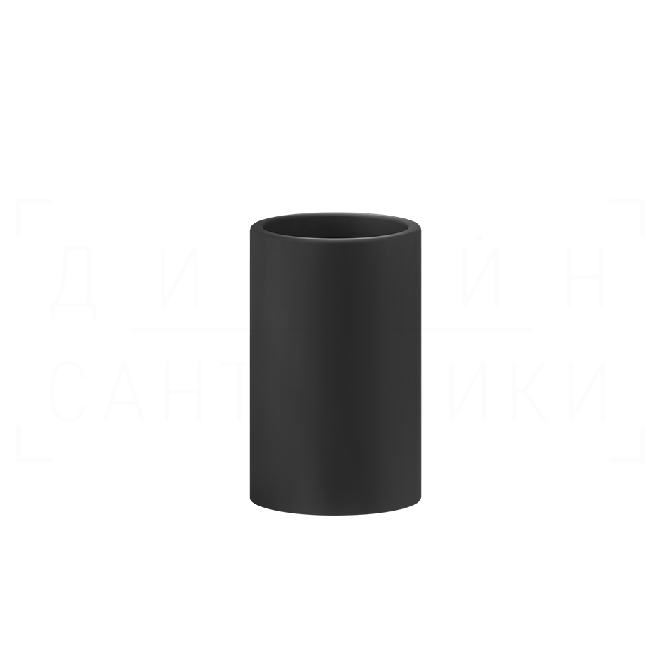 Gessi Rilievo Стакан настольный, керамический Neolite, цвет: matt black 59532#532