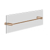 Gessi Rilievo Полотенцедержатель для крепления на стекло 47,8 см, цвет: copper PVD 59564#030