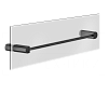 Gessi Rilievo Полотенцедержатель для крепления на стекло 62,8 см, цвет: black metal PVD 59566#706