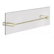 Gessi Rilievo Полотенцедержатель для крепления на стекло 62,8 см, цвет: nickel PVD 59566#720