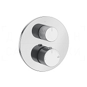 Gessi Anello Термостат для душа встраиваемый, на 1 потребитель, внешняя часть, цвет: chrome 63133#031