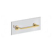 Gessi Ventaglio Полотенцедержатель для крепления на стекло 30 см, цвет: gold PVD 63724#246