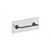 Gessi Ventaglio Полотенцедержатель для крепления на стекло 30 см, цвет: black metal brushed PVD 63724#707