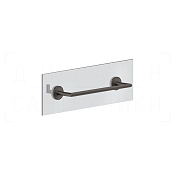 Gessi Ventaglio Полотенцедержатель для крепления на стекло 30 см, цвет: black metal brushed PVD 63724#707