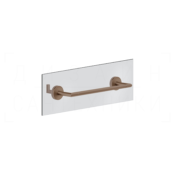 Gessi Ventaglio Полотенцедержатель для крепления на стекло 30 см, цвет: copper brushed PVD 63724#708