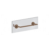 Gessi Ventaglio Полотенцедержатель для крепления на стекло 30 см, цвет: copper brushed PVD 63724#708