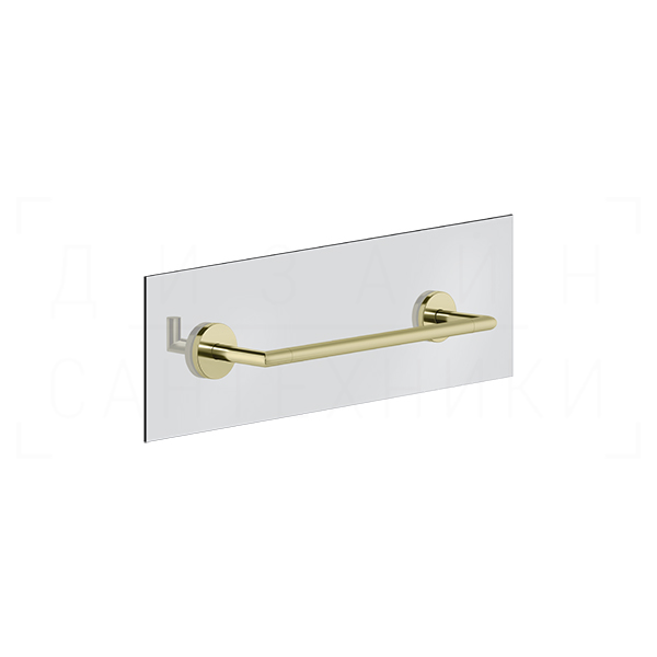 Gessi Ventaglio Полотенцедержатель для крепления на стекло 30 см, цвет: brass PVD 63724#710