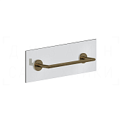 Gessi Ventaglio Полотенцедержатель для крепления на стекло 30 см, цвет: antique brass 63724#713