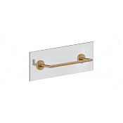 Gessi Ventaglio Полотенцедержатель для крепления на стекло 30 см, цвет: warm bronze brushed PVD 63724#726
