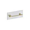 Gessi Ventaglio Полотенцедержатель для крепления на стекло 30 см, цвет: brushed brass PVD 63724#727