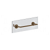Gessi Ventaglio Полотенцедержатель для крепления на стекло 30 см, цвет: coffee bronze brushed PVD 63724#761