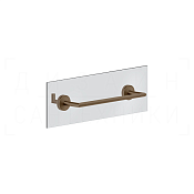 Gessi Ventaglio Полотенцедержатель для крепления на стекло 30 см, цвет: coffee bronze brushed PVD 63724#761