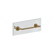 Gessi Ventaglio Полотенцедержатель для крепления на стекло 30 см, цвет: deep bronze brushed PVD 63724#791