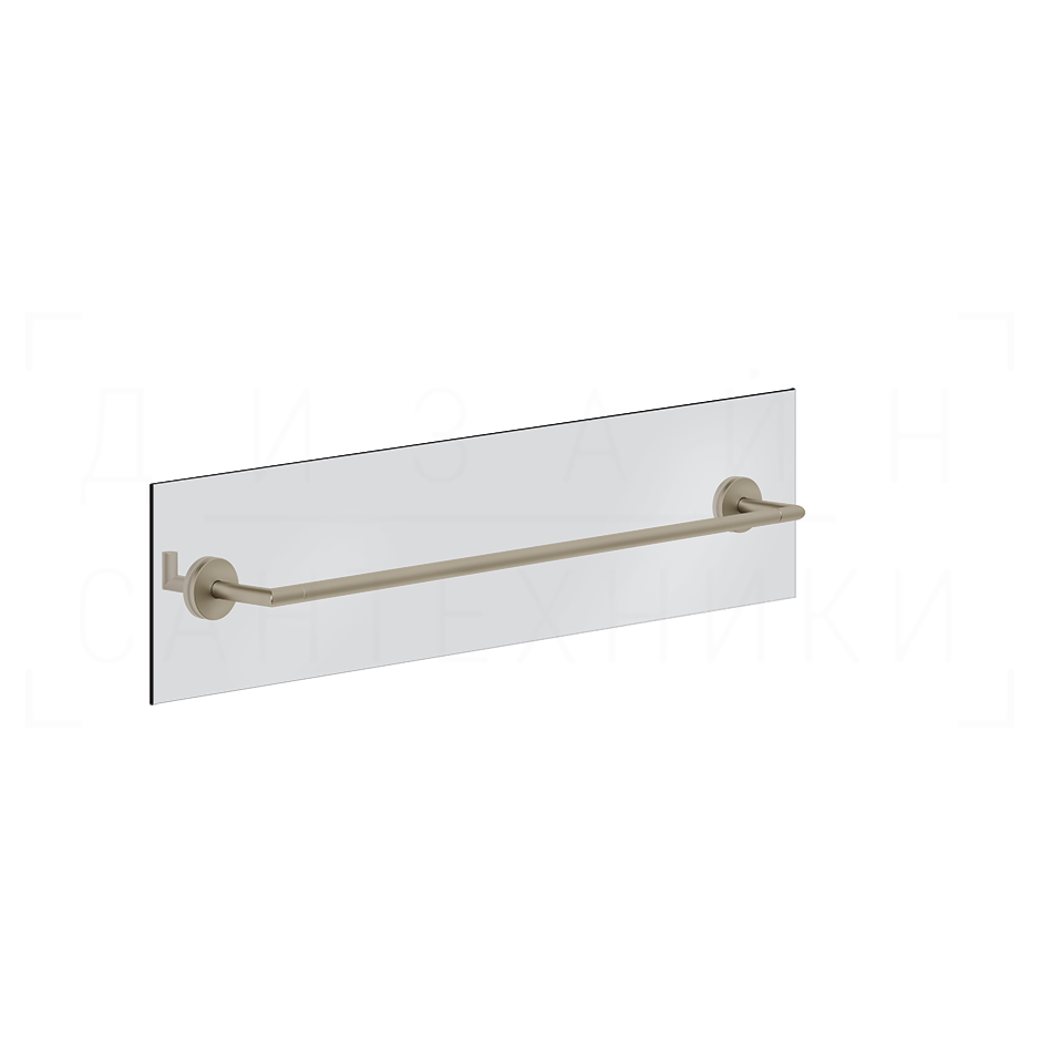 Gessi Ventaglio Полотенцедержатель для крепления на стекло 65 см, цвет: finox brushed nickel 63728#149