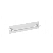 Gessi Ventaglio Полотенцедержатель для крепления на стекло 65 см, цвет: matte white 63728#279