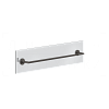Gessi Ventaglio Полотенцедержатель для крепления на стекло 65 см, цвет: black metal brushed PVD 63728#707