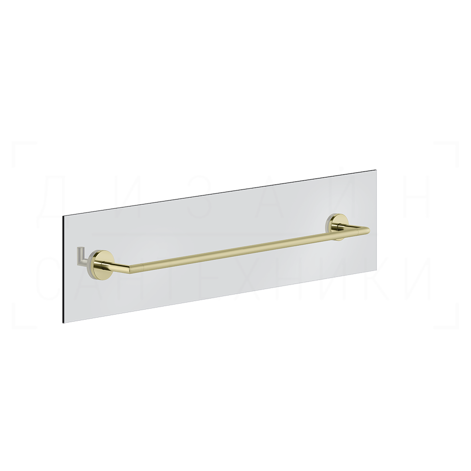 Gessi Ventaglio Полотенцедержатель для крепления на стекло 65 см, цвет: brass PVD 63728#710