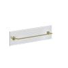 Gessi Ventaglio Полотенцедержатель для крепления на стекло 65 см, цвет: brushed brass PVD 63728#727