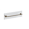 Gessi Ventaglio Полотенцедержатель для крепления на стекло 65 см, цвет: coffee bronze brushed PVD 63728#761