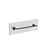 Gessi Anello Полотенцедержатель для крепления на стекло 50 см, цвет: matte black 63826#299