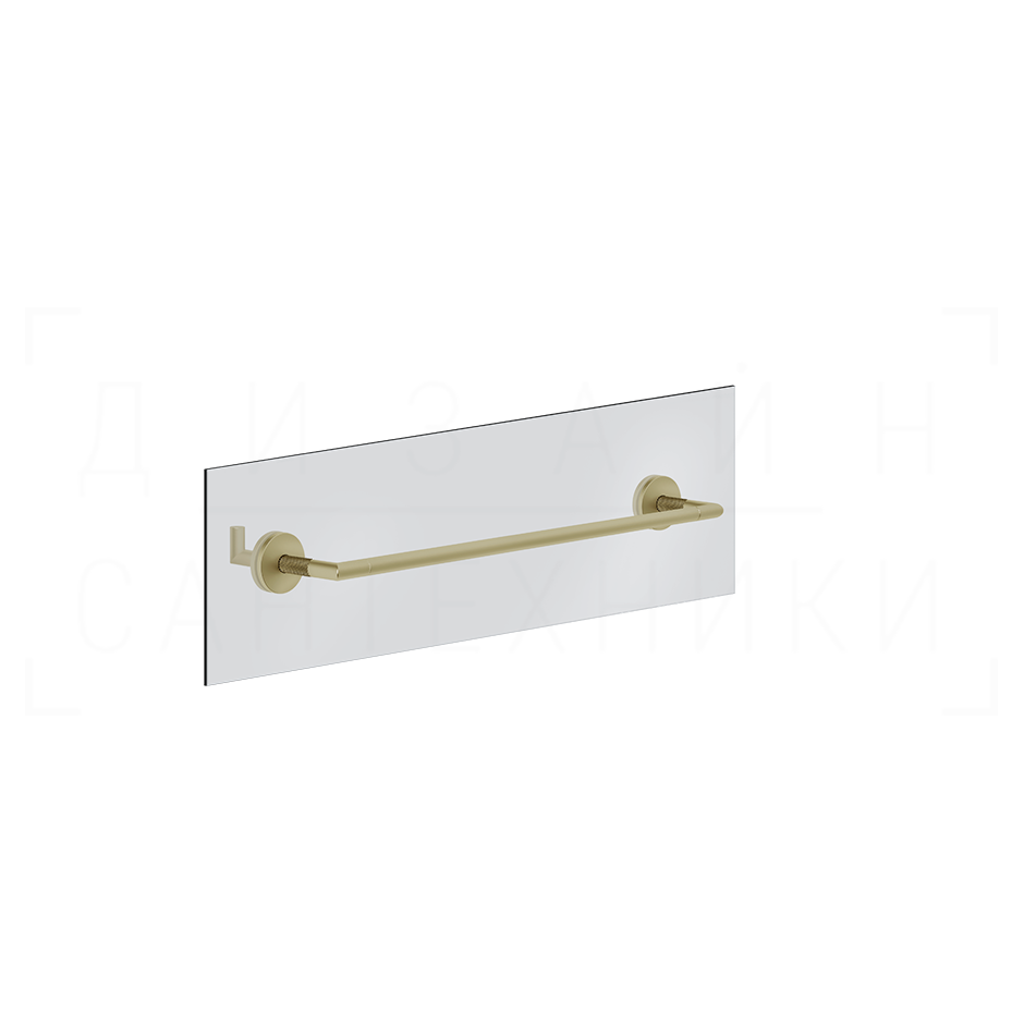 Gessi Anello Полотенцедержатель для крепления на стекло 50 см, цвет: brushed brass PVD 63826#727