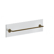 Gessi Anello Полотенцедержатель для крепления на стекло 65 см, цвет: antique brass 63828#713