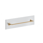 Gessi Anello Полотенцедержатель для крепления на стекло 65 см, цвет: warm bronze PVD 63828#735