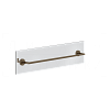 Gessi Anello Полотенцедержатель для крепления на стекло 65 см, цвет: coffee bronze brushed PVD 63828#761