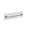 Gessi Anello Полотенцедержатель для крепления на стекло 65 см, цвет: deep bronze brushed PVD 63828#791