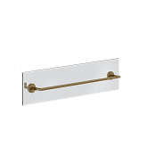 Gessi Anello Полотенцедержатель для крепления на стекло 65 см, цвет: deep bronze brushed PVD 63828#791