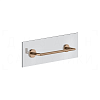 Gessi Ingranaggio Полотенцедержатель для крепления на стекло 35 см, цвет: copper PVD 63924#030